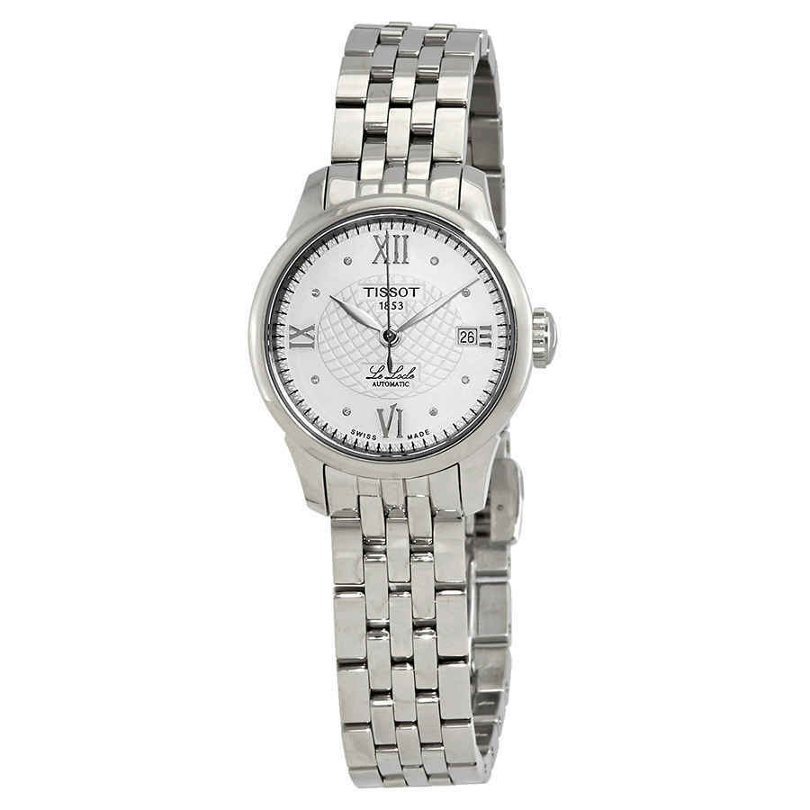 Tissot Le Locle Automatic Silver Diamond Dial Ladies Watch T41.1.183.16