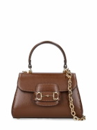GUCCI - 1955 Horsebit Leather Top Handle Bag