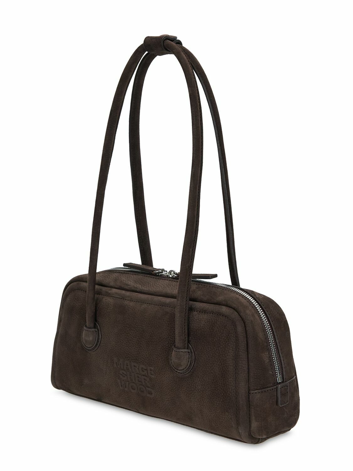 ☆MARGE SHERWOOD☆ BESSETTE SHOULDERwashed black twotone bru MARGE SHERWOOD BESSETTE SHOULDER_washed black two-tone