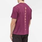 Pleasures Men's Sorrow Heavyweight T-Shirt in Burgundy