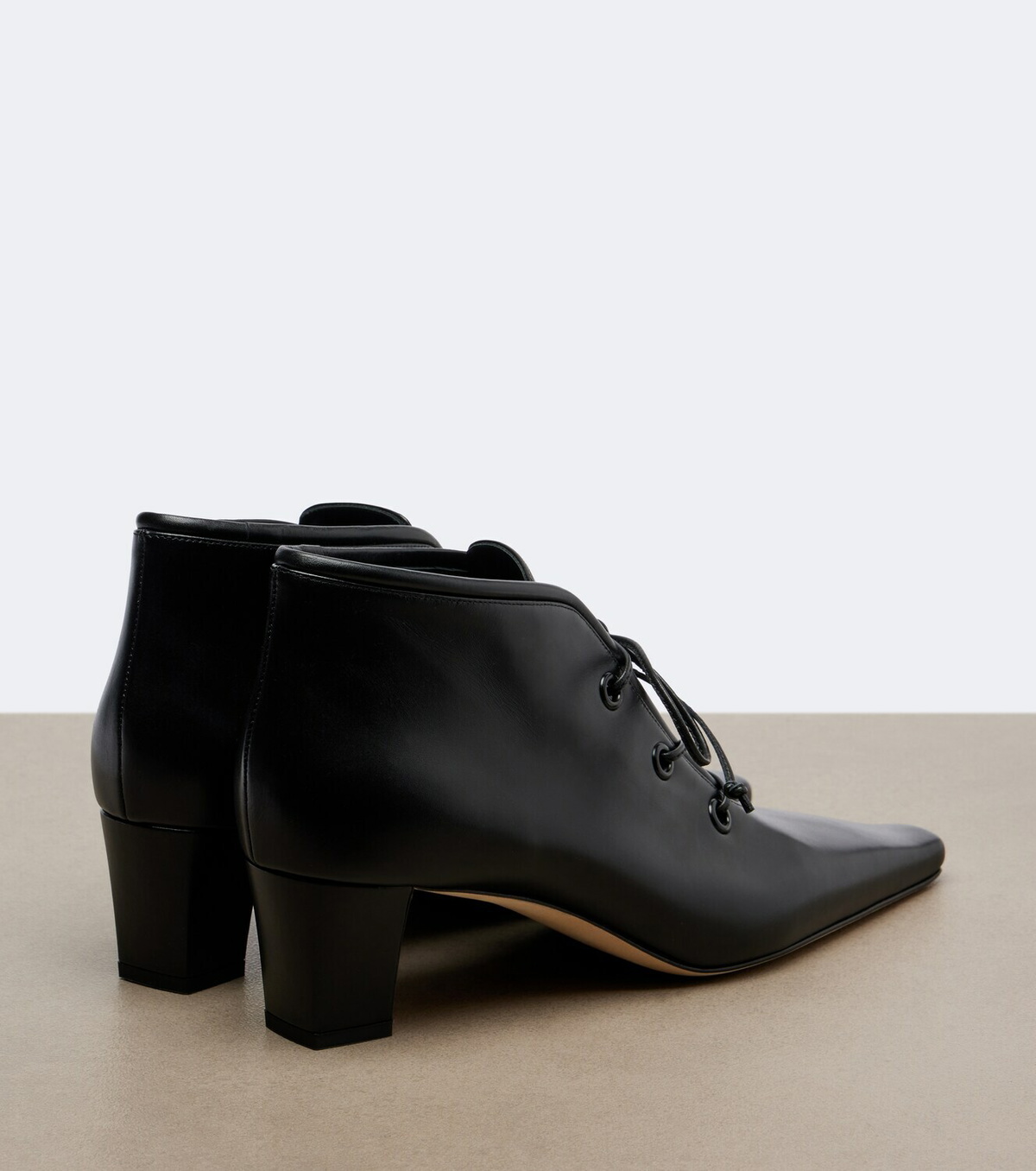 Manolo Blahnik Fuxa leather lace-up boots