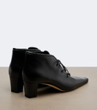 Manolo Blahnik Fuxa leather lace-up boots