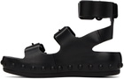 At.Kollektive Black Natacha Ramsay Levi Edition Studded Three Sandals