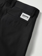 Neighborhood - Tapered Pleated Twill Trousers - Black
