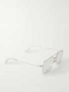 Dior Eyewear - DiorBotanica0 N1U Aviator-Style Silver-Tone Glasses