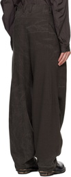 DEVOA Gray Baggy Trousers