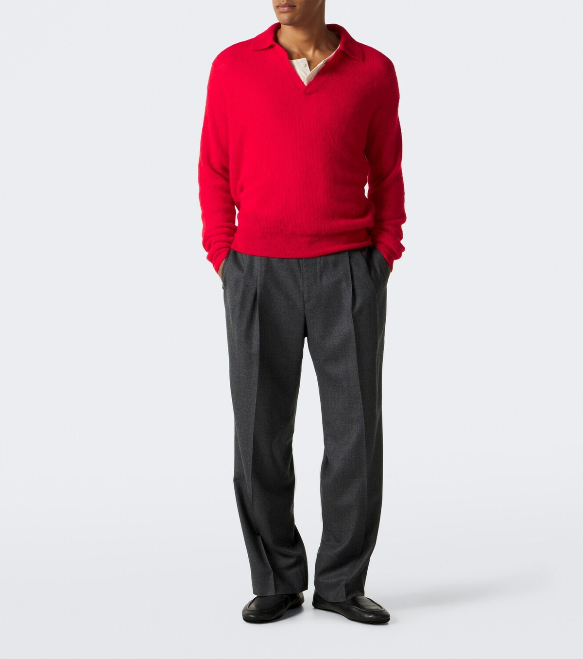 Auralee Wool straight pants