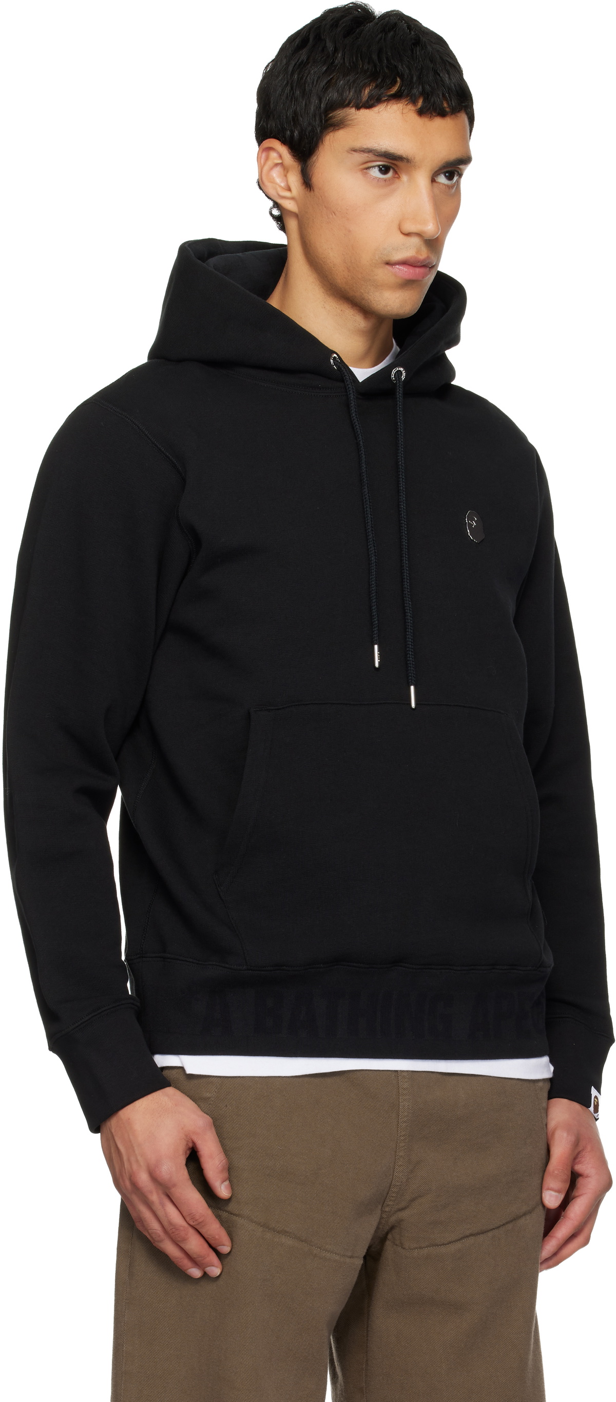 BAPE Black One Point Pullover Hoodie