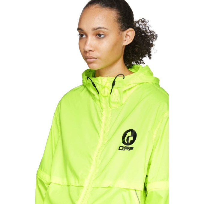 Off-White Yellow WR Top Shell Jacket Off-White