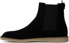 Dolce&Gabbana Black Florio Ideal Suede Chelsea Boots