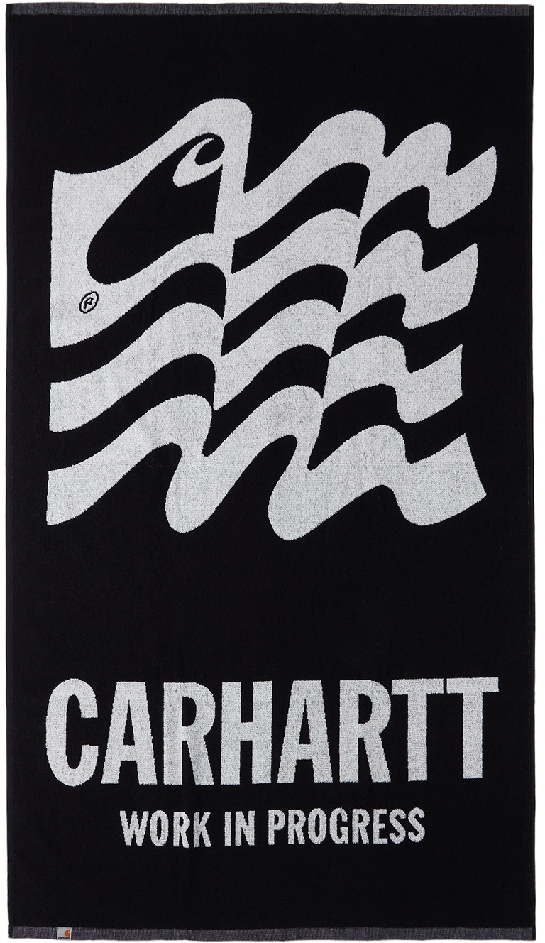 Carhartt Work In Progress Black Logo University Hoodie Carhartt WIP