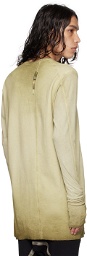 Boris Bidjan Saberi Khaki LS1.2 RF Long Sleeve T-Shirt