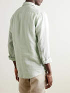 Frescobol Carioca - Antonio Linen Shirt - Green