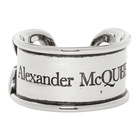 Alexander McQueen Silver Safety Pin Ring