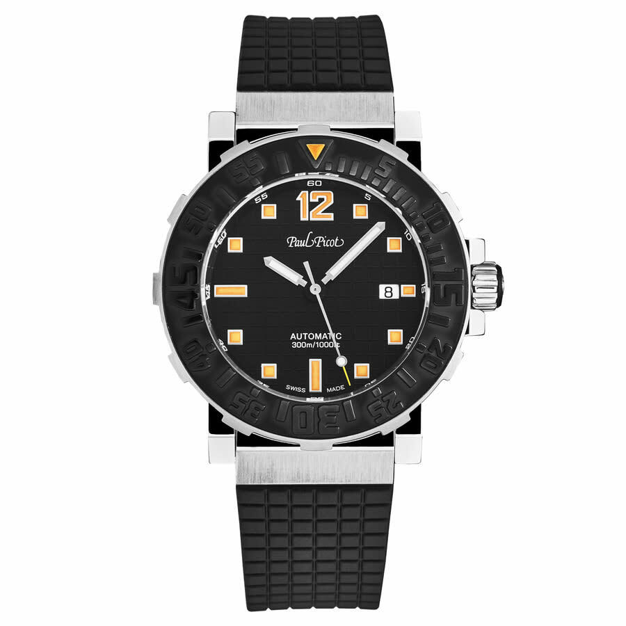 Paul Picot C-Type Automatic Chronometer Black Dial Mens Watch P4118.SNGNN3010