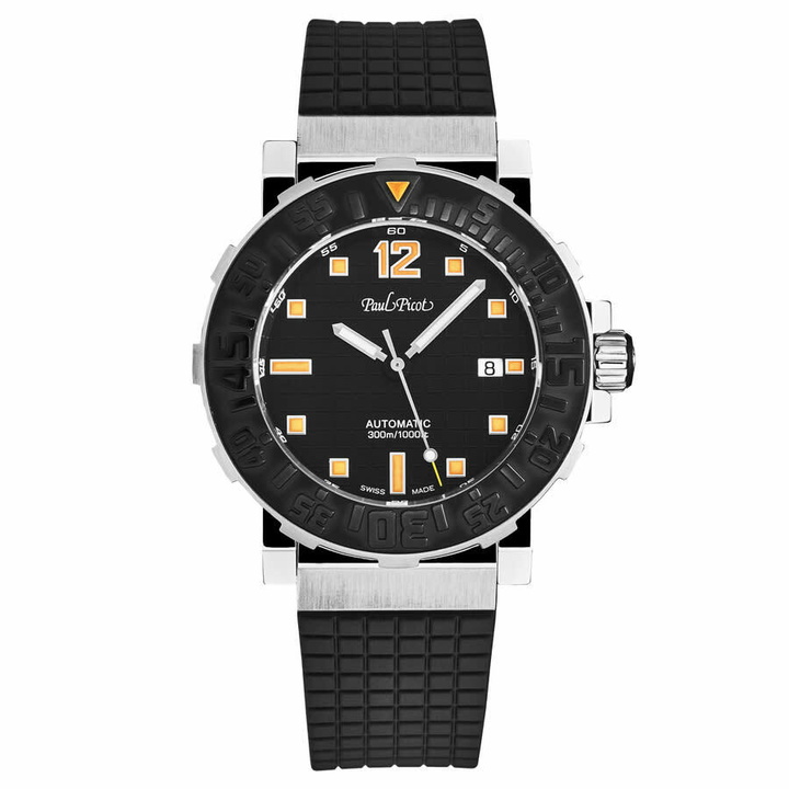 Photo: Paul Picot C-Type Automatic Chronometer Black Dial Mens Watch P4118.SNGNN3010