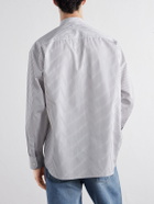 TOTEME - Striped Cotton-Poplin Shirt - White