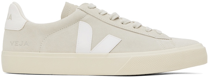Photo: VEJA Off-White Suede Campo Sneakers