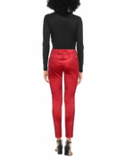 Manila Grace Womens Pants in Red