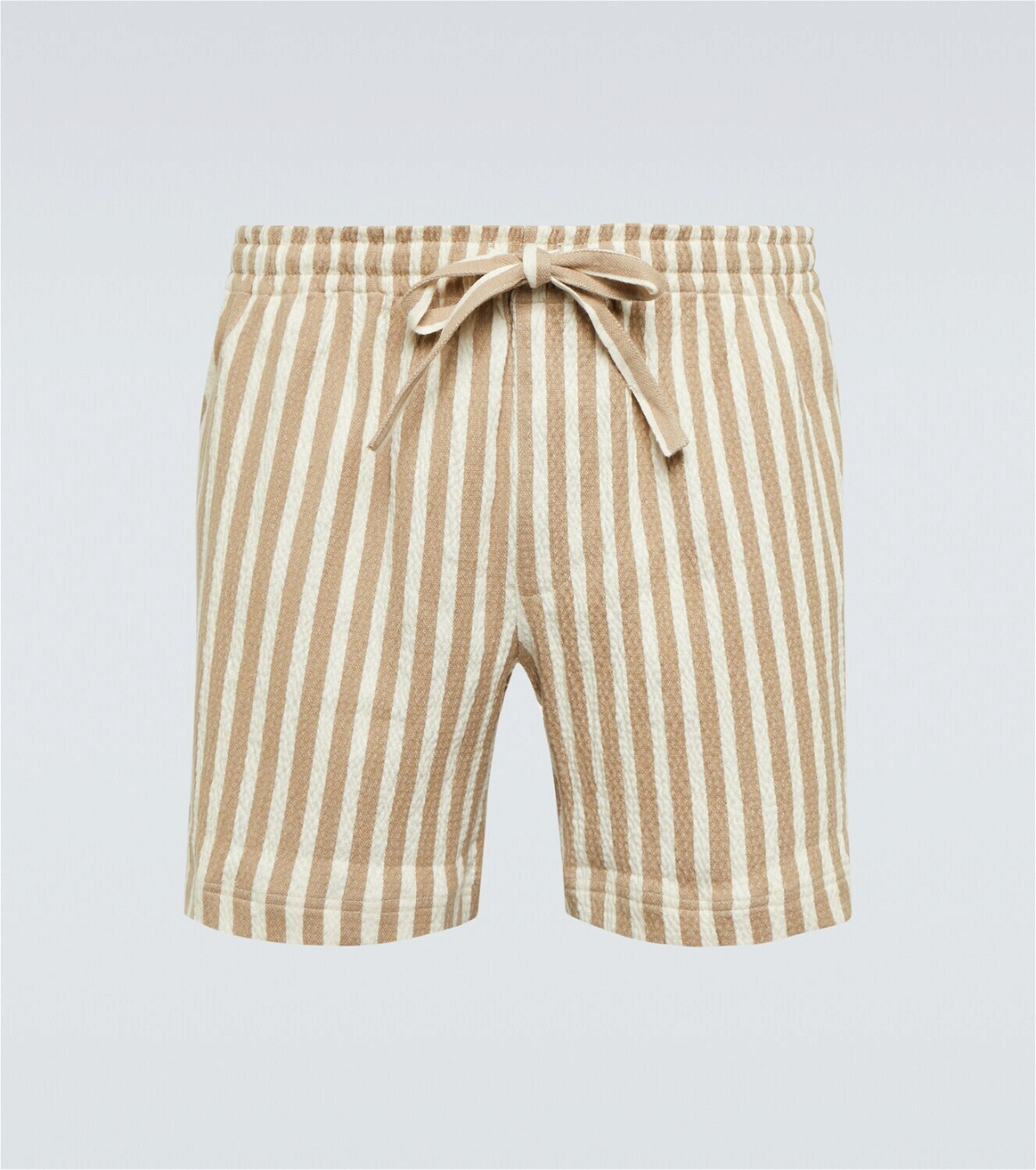 Commas Striped seersucker shorts