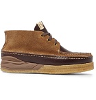 visvim - Canoe Moc II Cross-Grain Leather and Suede Boots - Brown
