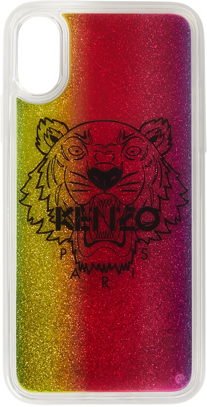 Photo: Kenzo Multicolor Glitter Tiger iPhone X/XS Case