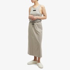 Fear of God ESSENTIALS Women's Long Skirt in Seal