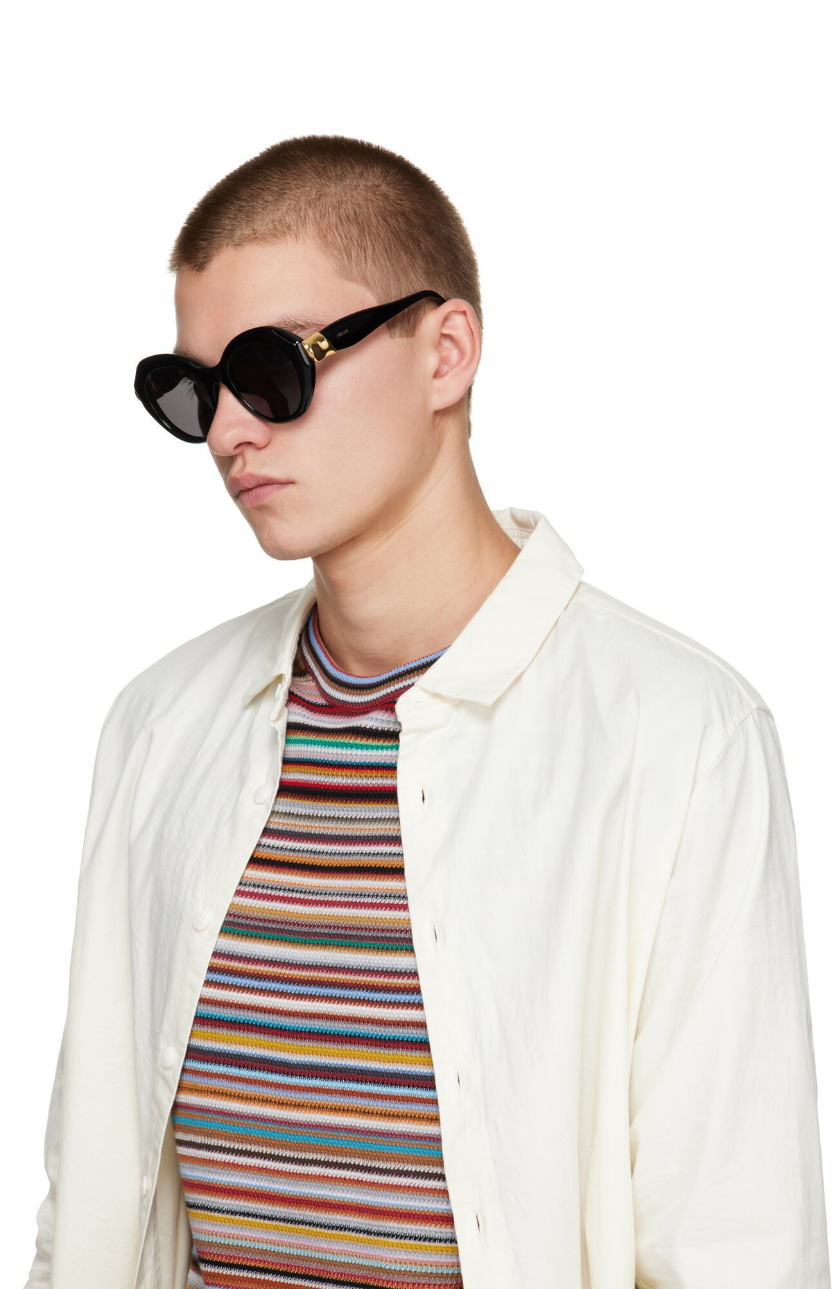 LOEWE Black Coil Butterfly Sunglasses