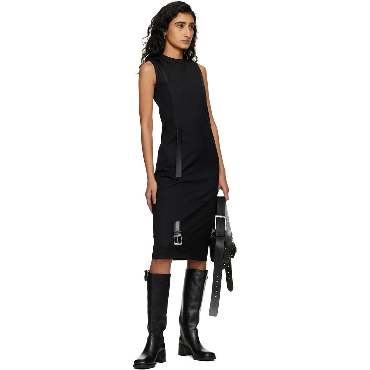 HODAKOVA Black Holy Midi Dress