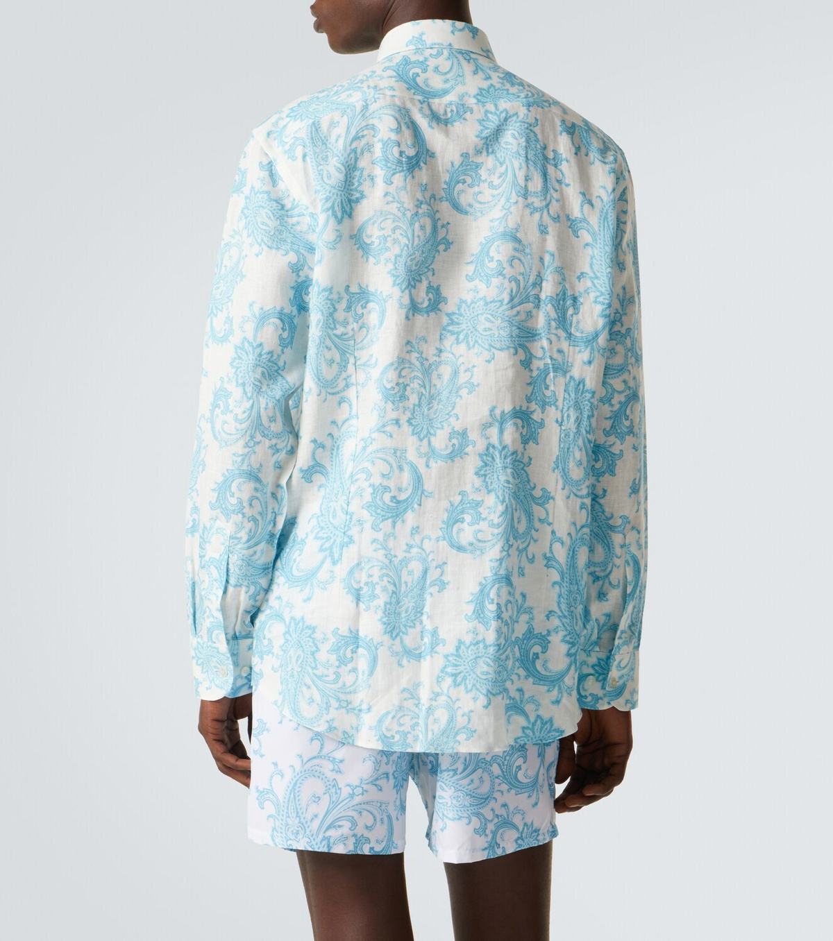 Etro Paisley linen shirt