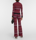 Missoni Zig-zag knit turtleneck sweater