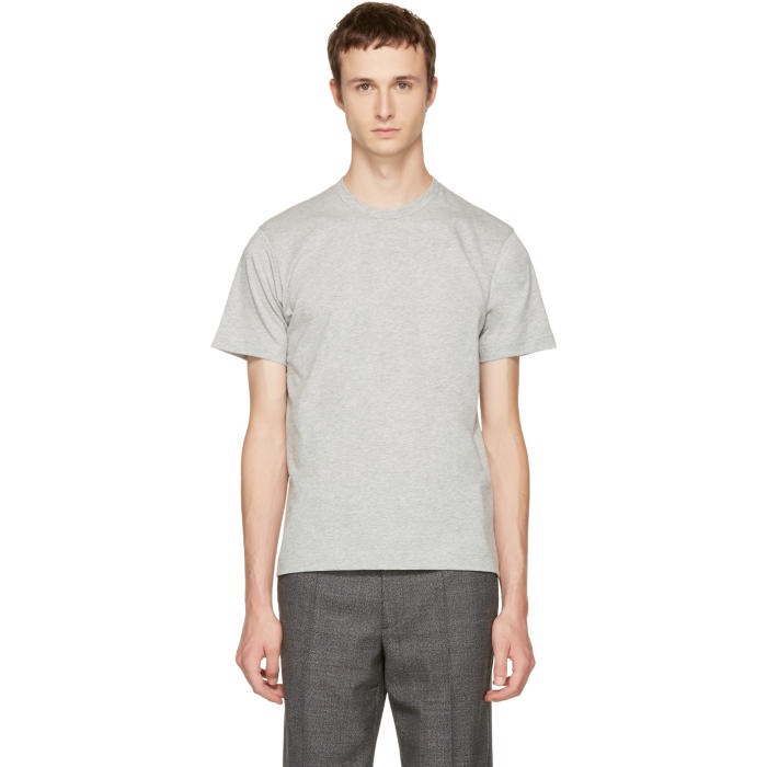 Photo: Comme des GarÃ§ons Shirt Grey Basic T-Shirt 