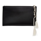 Jil Sander Black Jewelry Zip Document Pouch