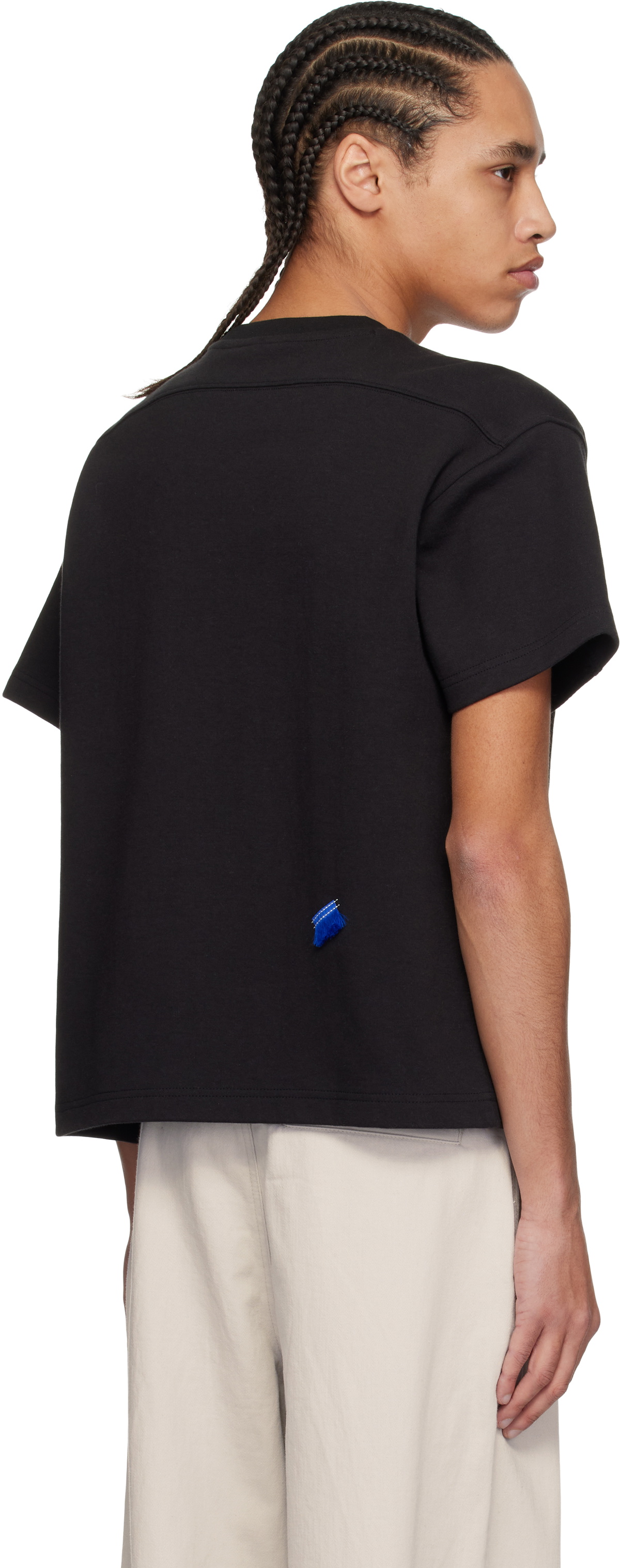 【関税込み】ADER error ブラック 0103 Tシャツ T-shirt ADER ERROR ADER error 0103 T-Shirt BO01SSTS0103BK