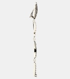 Saint Laurent YSL Heart embellished earrings