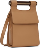 Chloé Taupe Magda Top Handle Bag