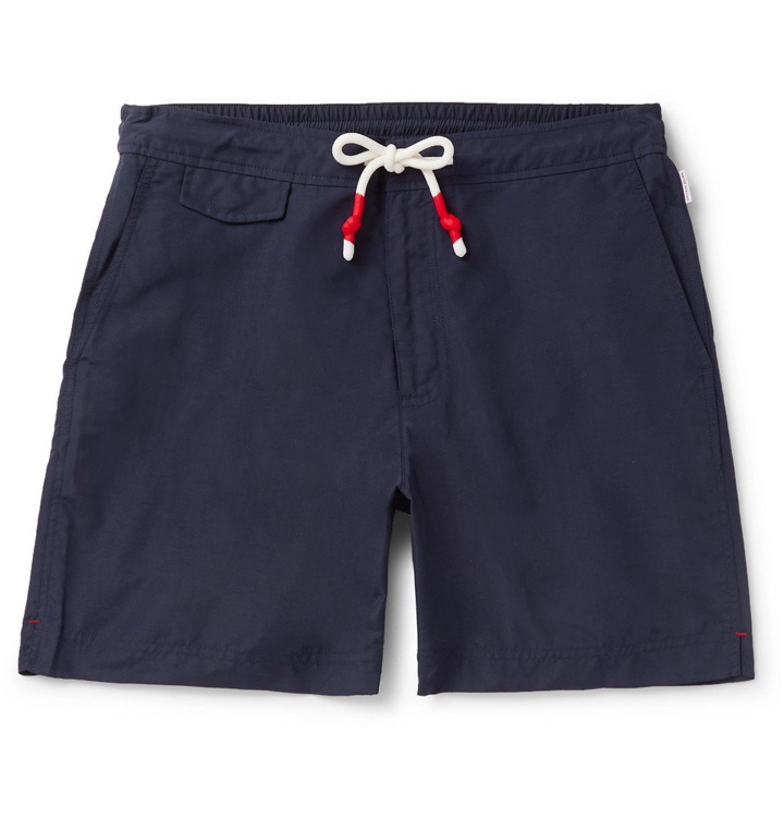 Photo: Orlebar Brown - Standard Mid-Length Swim Shorts - Navy