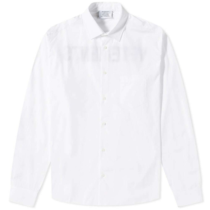 Photo: Vetements Men's Back Logo Shirt in White