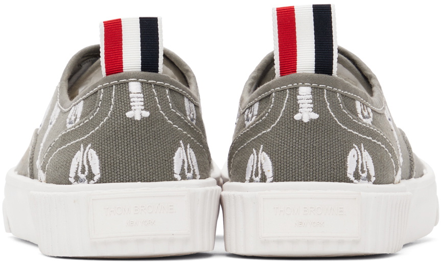 Thom Browne Gray Heritage Lobster Sneakers Thom Browne