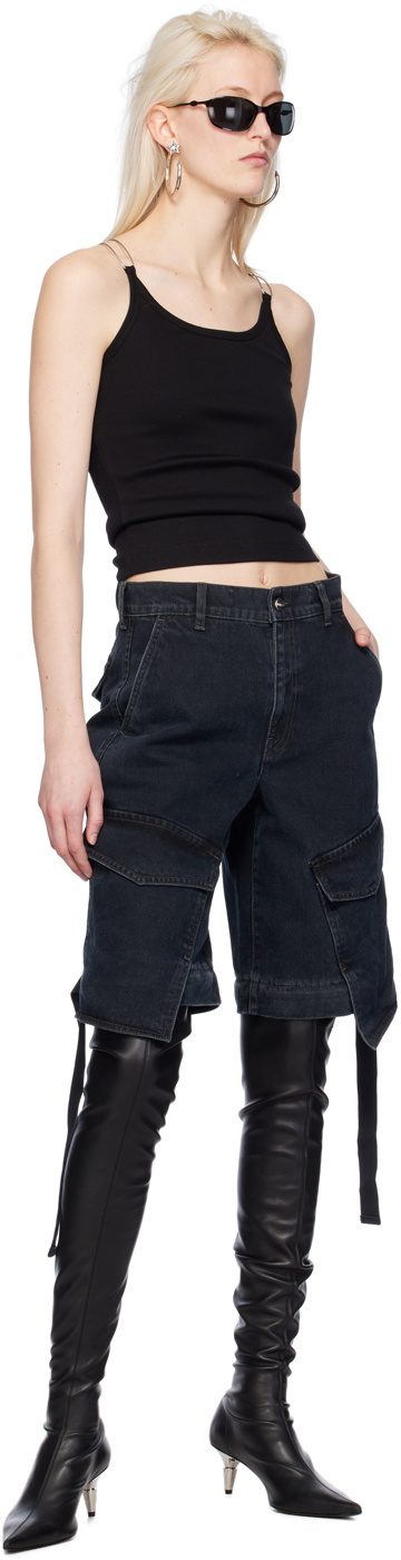 Dion Lee Black Parachute Jeans