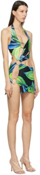 Louisa Ballou SSENSE Exclusive Blue & Yellow Sex Wax Dress