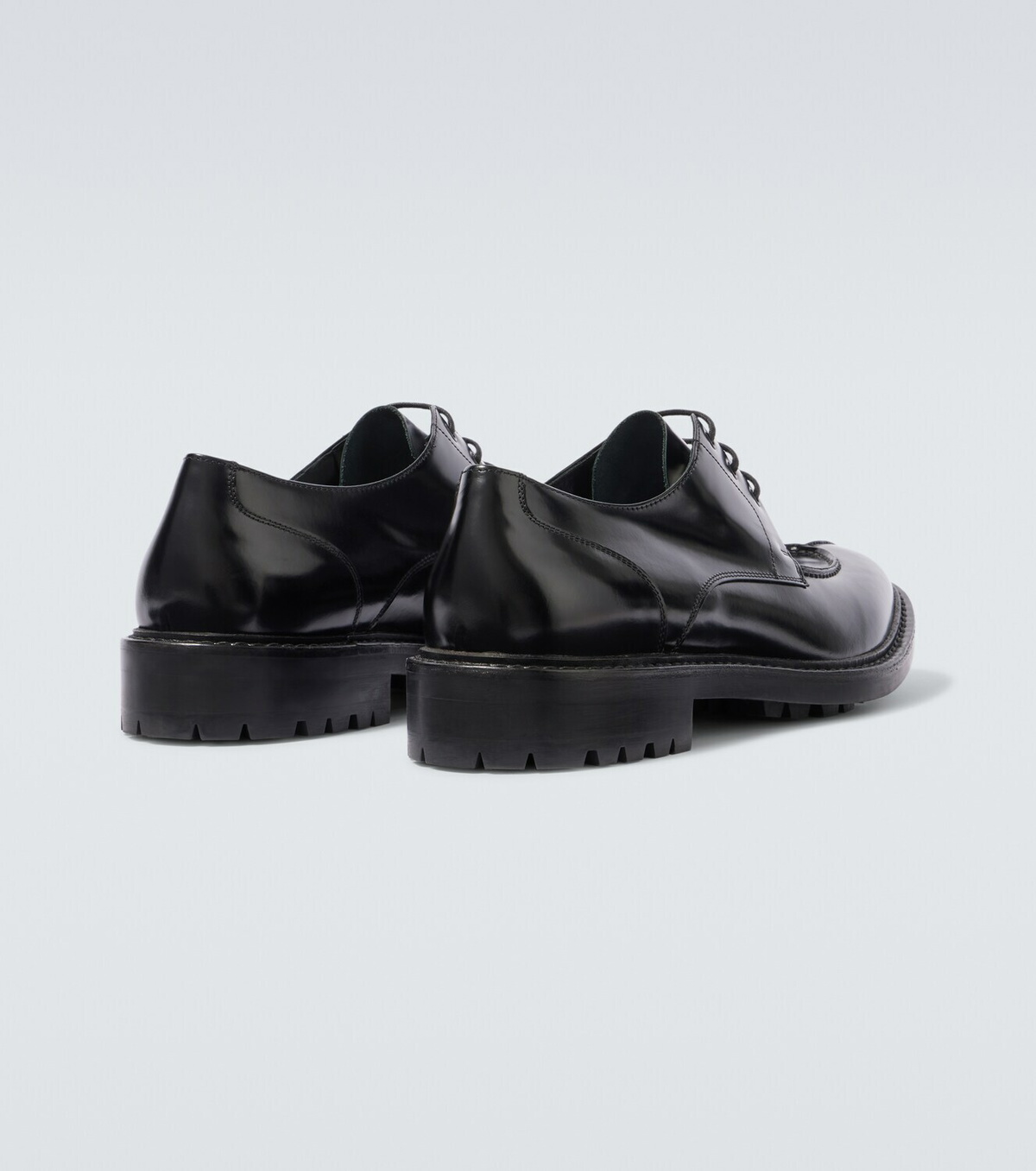 Saint Laurent Lino leather derby shoes
