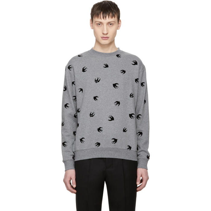 Photo: McQ Alexander McQueen Grey Swallow Sweatshirt 