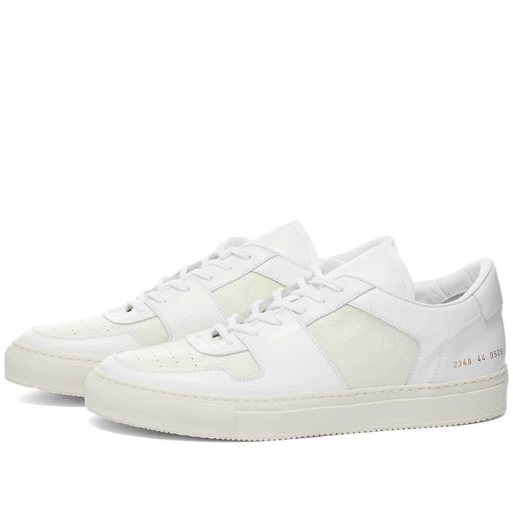 Photo: Common Projects Men's Decades Low Sneakers in White