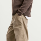 Acne Studios Men's Plinty Rustic Cotton Twill Trousers in Camel Beige