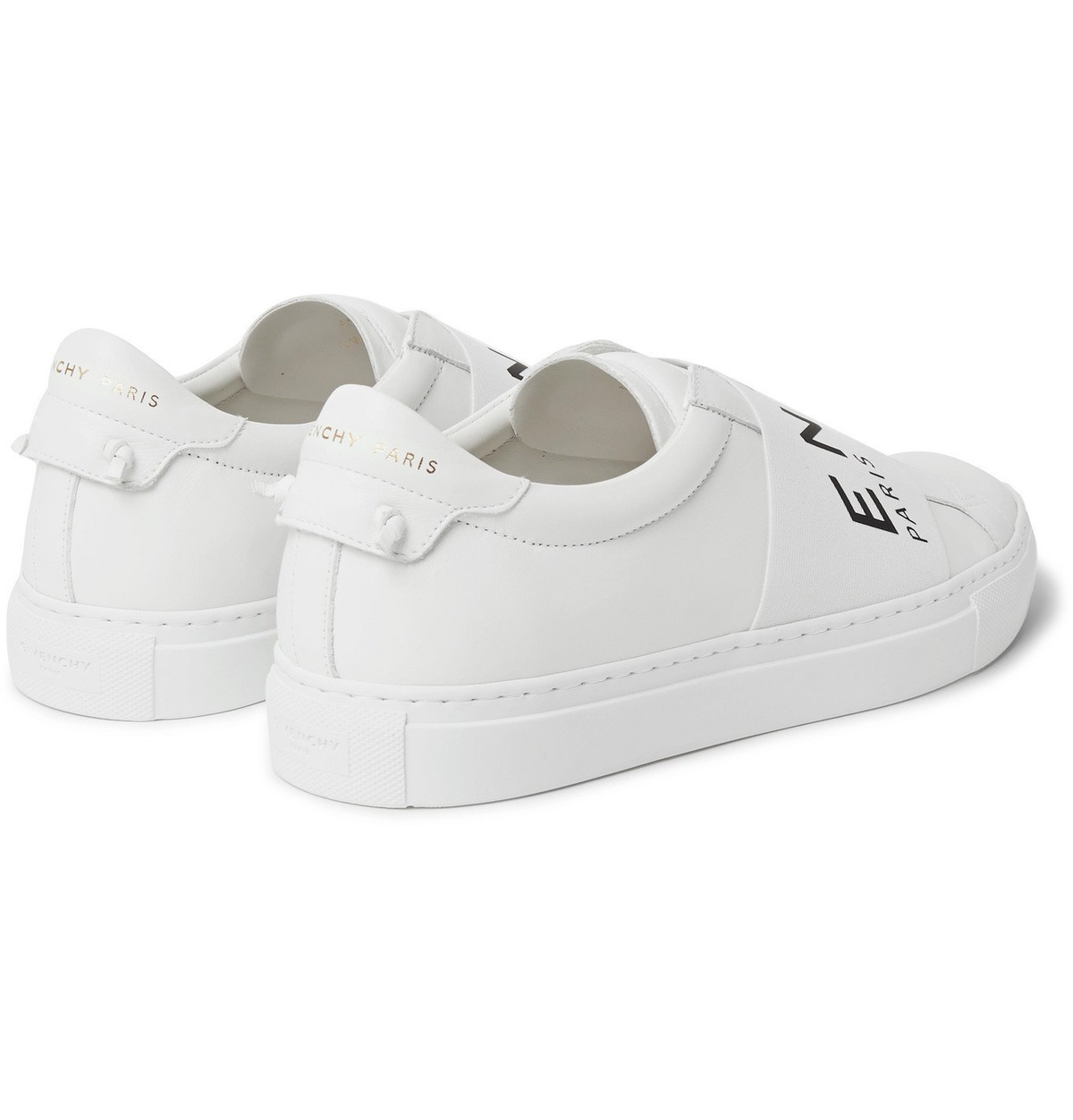 Givenchy - Urban Street Logo-Print Leather Slip-On Sneakers