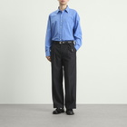mfpen Men's Grain Classic Trousers in Dark Grey