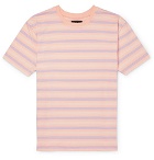 Howlin' - Striped Cotton-Jersey T-Shirt - Pink