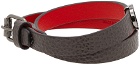 Christian Louboutin Grey Loubilink Logo Double Bracelet
