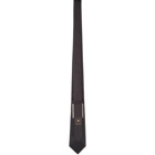 Gucci Black Silk Interlocking G Tie